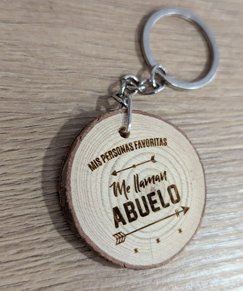 Llavero rodaja descutno por cantidad