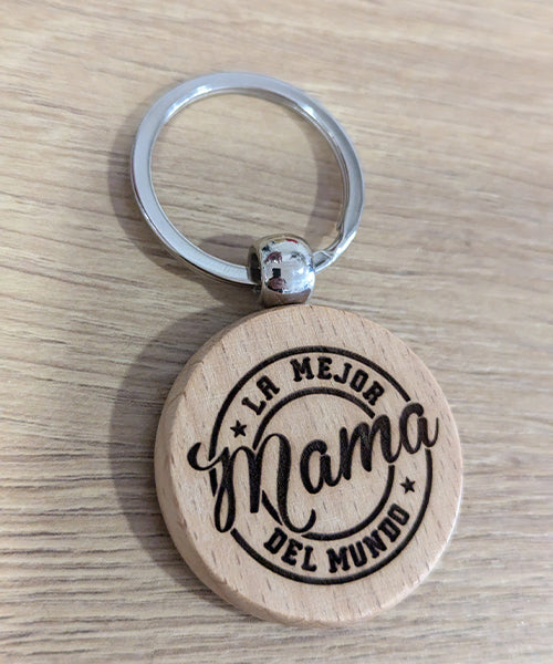 Llavero de madera, descuento por cantidad