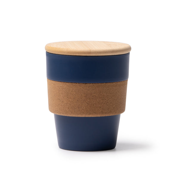 Vaso con tapa personalizado